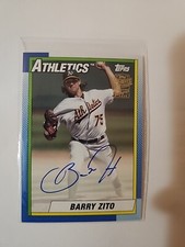 2023 Topps Archives - BARRY ZITO - Fan Favorites On Card Auto 90FF-BZ - Oakland
