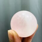 94G Natural Rainbow Flash Rose Quartz Pink Crystal Sphere Ball Energy Healing