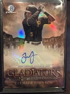 2024 Bowman Chrome Termarr Johnson Gladiators Auto /99 RC Rookie Prospect Pirate - Picture 1 of 4