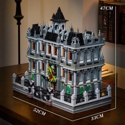 3 Levels Lunatic Mad House Hospital Modular Architecture Model Building Blocks  - Image 1 of 4
