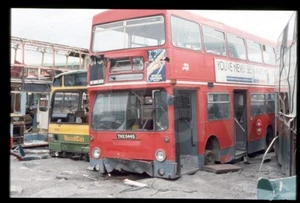 Original Bus Slide - ex London General Buses THX544S B20 DMS PVS scrap 1991 - Picture 1 of 1