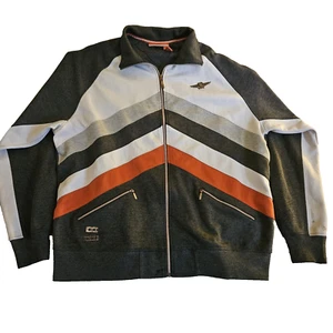 VTG Y2K Rocawear Jacket Men XL Sweatshirt Jacket Logo - Picture 1 of 23