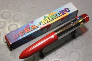 Penna a Sfera WALKER 10 Colori Gadget FIAT Promozionale Epoca '60 '70 Deca-Matic - Picture 1 of 12
