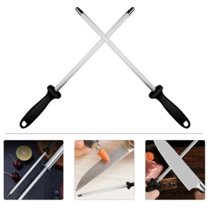 2 Pezzi Utensile Manuale Affilatura Ceramica Asta Levigatrice Affilatrice Portatile Facile da Usare - Foto 1 di 14