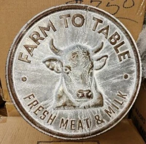 Cow Wall Art - Farm to Table - Picture 1 of 1