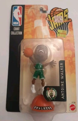 Antoine Walker Boston Celtics NBA Jams Figure 1998 Mattel NIP - Image 1 of 3