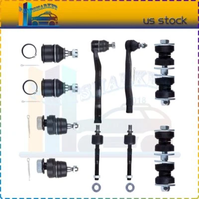 Fits For 1996-1999 Isuzu Oasis 10 Set Tie Rod Ends Ball Joints Sway Bar End Link Foto 1 de 4