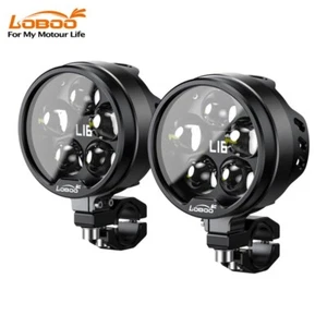 L16 Motorcycle Auxiliary Lights – 19000LM High & Low Beam LEDs, 3-Mode Warning - Foto 1 di 15