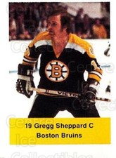 1974-75 NHL Action Stamps #35 Gregg Sheppard