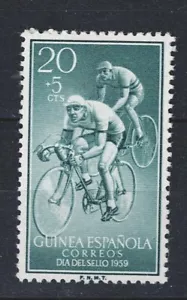 Guinea Spain colony African Cycle Rase stamp 1959 MLH A-20 - Picture 1 of 1