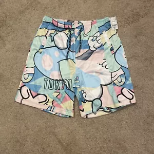 Bunte pastellfarbene Shorts der Marke Reason Größe Large - Bild 1 von 4