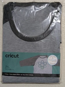Cricut Unisex T-Shirt Blank 2XL Gray – Compatible w/ Infusible Ink – NIP - Picture 1 of 3