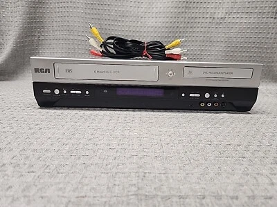 RCA DRC8320N Dvd Recorder VCR Combo PARTS ONLY VCR Won't Play No Remote Gaming  - Image 1 of 4