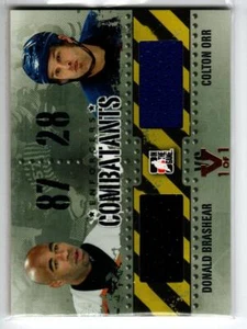 2011-12 ITG Enforcers Jersey Duals #C19 Donald Brashear/Colton Orr *#/120 - Picture 1 of 1