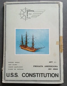 Mantua 913 U.S.S Constitution Baupan + Spantensatz Gebraucht - Picture 1 of 2