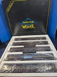 Weaver Pennsylvania 20” Streamlined Aluminum 5-Car Passenger Set - Picture 1 of 19