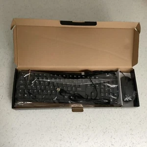 CiT USB Wired Keyboard And Mouse Bundle Set UK Layout For PC Laptop Black NEW - Picture 1 of 7