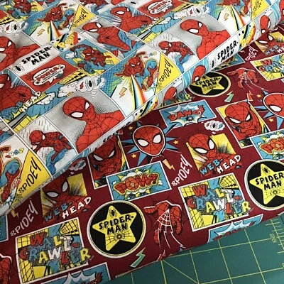 Spider Man 2 cuartos de grasa: 1 tira cómica y 1 fuera de la caja superhéroe de algodón rojo Foto 1 de 4