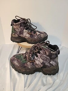 Red Head Size 3 Camo Boots Waterproof Boys Boots  Excellent Shape  - Picture 1 of 15