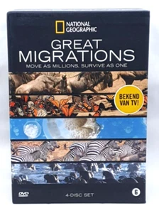 National Geographic - Great Migrations Dvd Box 2010 4 Disc Set Region 2 - Imagen 1 de 6