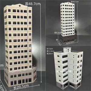 1:87 HO Scale Buildings City Scene Model Train Railway Modern Office Kit New - Picture 1 of 44