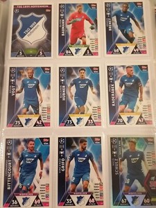 Match Attax Champions League 2018-19 Cards #109-#216