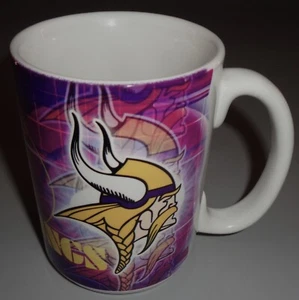 Minnesota Vikings Coffee Mug Officially Licensed Product Partial Sticker 12 0Z - Picture 1 of 10