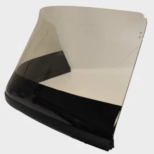 Boat Windshield | 34 1/2 x 22 3/8 x 17 5/8 Inch Smoke Plexiglass (STBD) - Picture 1 of 6