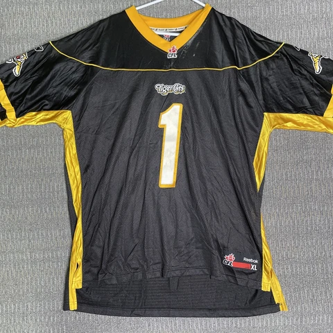 Vintage Hamilton Tiger Cats Earl Winfield CFL Football Jersey Men's XL Cover