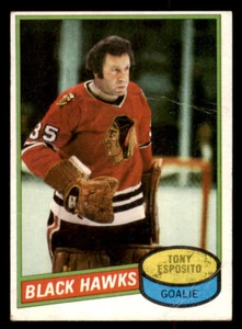 1980 Topps Tony Esposito (Knitter) # 150 Chicago Blackhawks - Bild 1 von 2