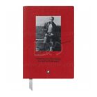 Montblanc Bloc Note Cahier 146 James Dean Rouge 118022 Rayures