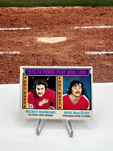 Tarjeta de hockey Topps 1974-75-#6-1973-74 Power Play Goal LDRS - Imagen 1 de 2