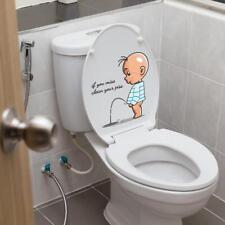 Funny Child Urination Toilet-Training Potty Kid Bathroom Sticker- Wall R8E8 O0G0