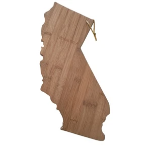 Totally Bamboo California cutting board Nevada City CA Natural Bamboo Charcuteri - Picture 1 of 6