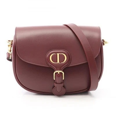 Bolso Bandolera Christian Dior BOBBY Mediano M9319UMOL Cuero Burdeos Foto 1 de 4