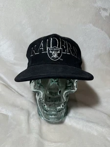 VTG Oakland Raiders Spellout American Needle Nutmeg Strapback Korea Las Vegas - Picture 1 of 12