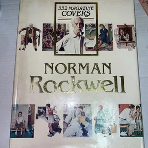 Norman Rockwell 332 Magazine Covers Coffee Table Book with Dust Jacket 1979 - Picture 1 of 6