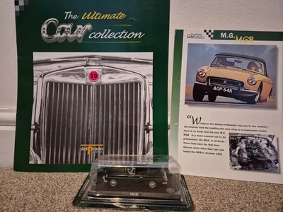 1/43 MGB GT VERT DEL PRADO LA COLLECTION ULTIME DE VOITURES CLASSIQUES + MAG - Photo 1/3