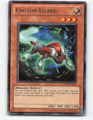 Photon Lizard #ORCS-EN007 Rare Yugioh Card - Image 1 of 2