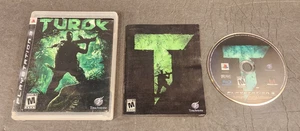 Turok (Sony PlayStation 3 PS3, 2008) Probado CIB Completo con Manual Juego de Dinosaurios  - Imagen 1 de 2