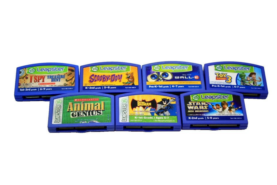 7 Leapster LP Star Wars -Batman -Toy Story3 - Wall.E - ScoobyDoo -I spy -Animal - Image 1 of 4