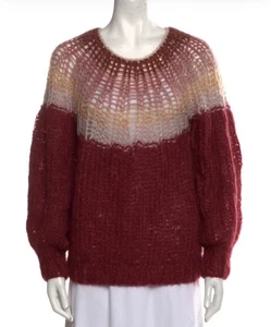 Maiami Knitwear Mohair Wool Blend Sweater Size S Luxury $695 - Picture 1 of 11