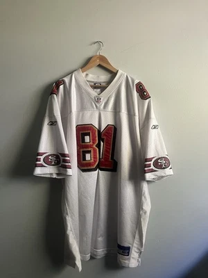 Reebok San Francisco 49ers Terrell Owens #81 Men’s White NFL Jersey Size 58 4XL - Image 1 of 4
