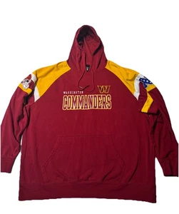 WASHINGTON Commanders Herren Sweatshirt 3XL Rot Football Langarm Hoodie NFL - Bild 1 von 9