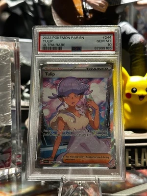 PSA 10 Tulip Ultra Rare #244 2023 Pokemon Par Paradox Rift 89929215 - Image 1 of 2
