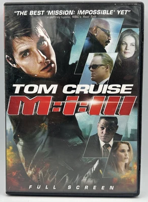 Mission: Impossible III Full-Screen DVD Tom Cruise Ving Rhames Keri Russell 2006 - Image 1 of 3