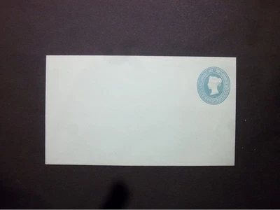 GB Postal Stationery STO 1878 QV 2d blue embossed Envelope unused H&B ES2 Foto 1 de 2