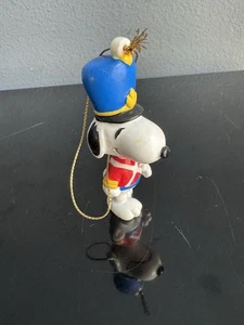 Vintage PEANUTS Christmas Ornament Snoopy As Toy Soldier Retro Holiday - Picture 1 of 5