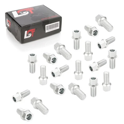 20x Wheel Studs Screws Set Spherical M14x1, 5x27 for Audi Cabrio Coupe Quattro - Изображение 1 из 4