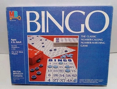 Vintage Bingo Game, Number Calling & Matching, 1987 Milton Bradley Near Complete - Image 1 of 4